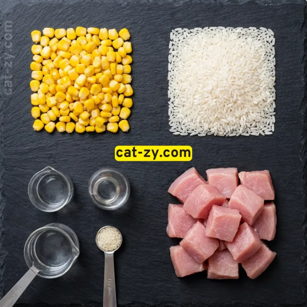 Close-up of ingredients to determine is friskies bad for cats from a cat-zy angle.
