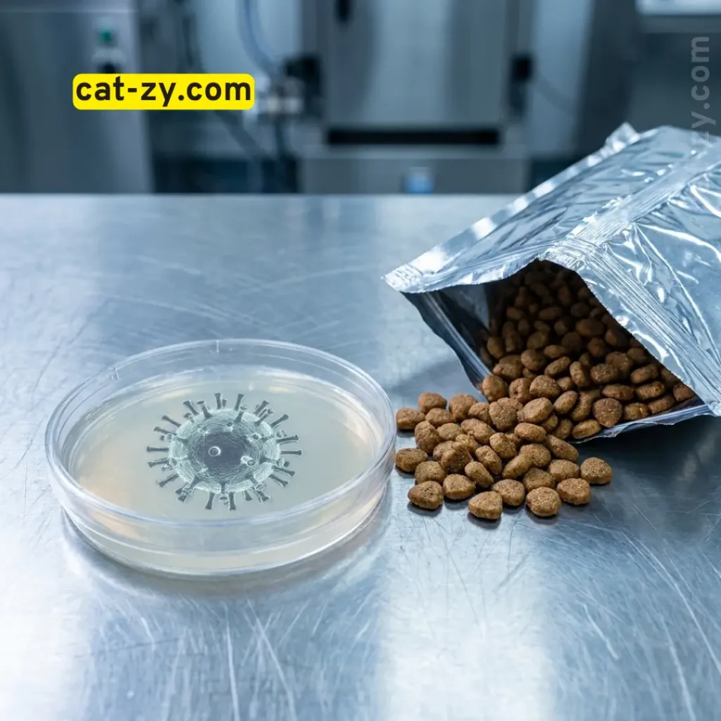 Industrial laboratory testing for Bird Flu in cat food manufacturing by cat-zy