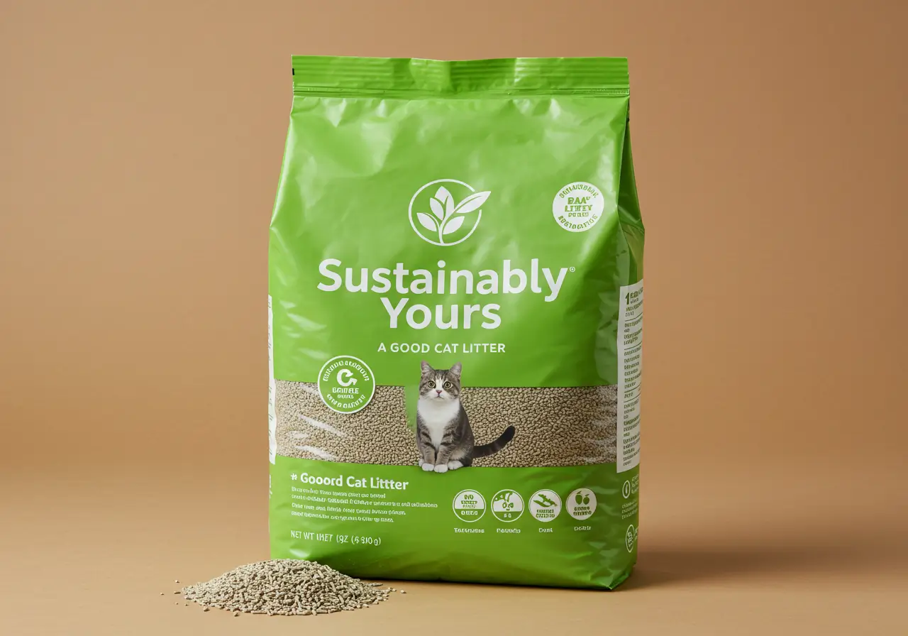 sustainably yours cat litter