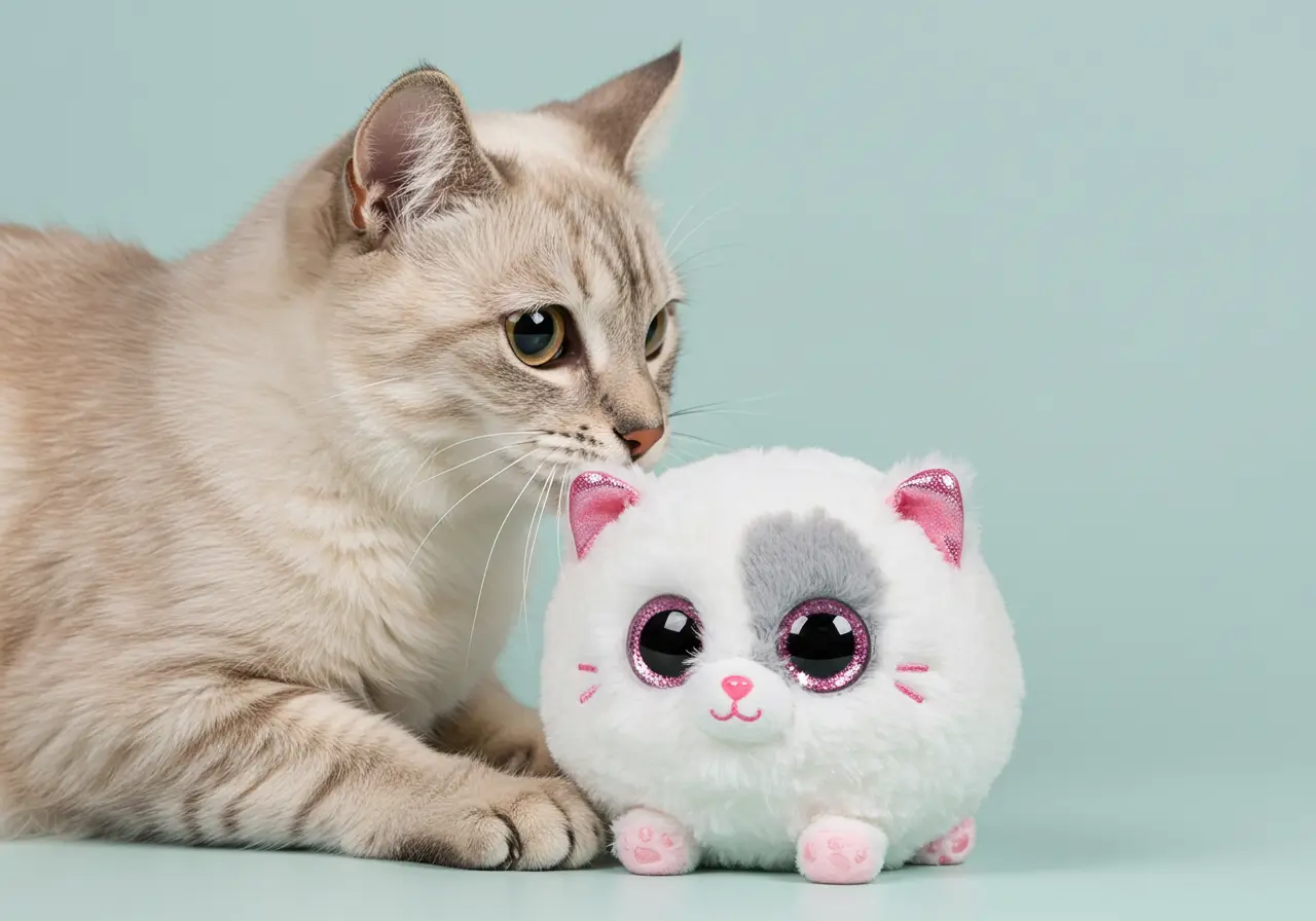 ty toys muffin cat beanie balls
