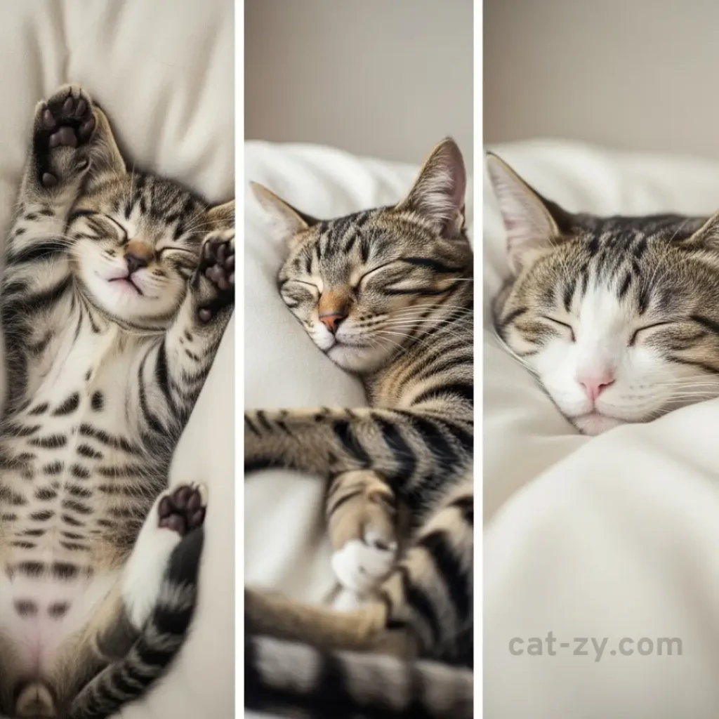 Kitten, adult, and senior cat twitching in sleep differences - cat-zy