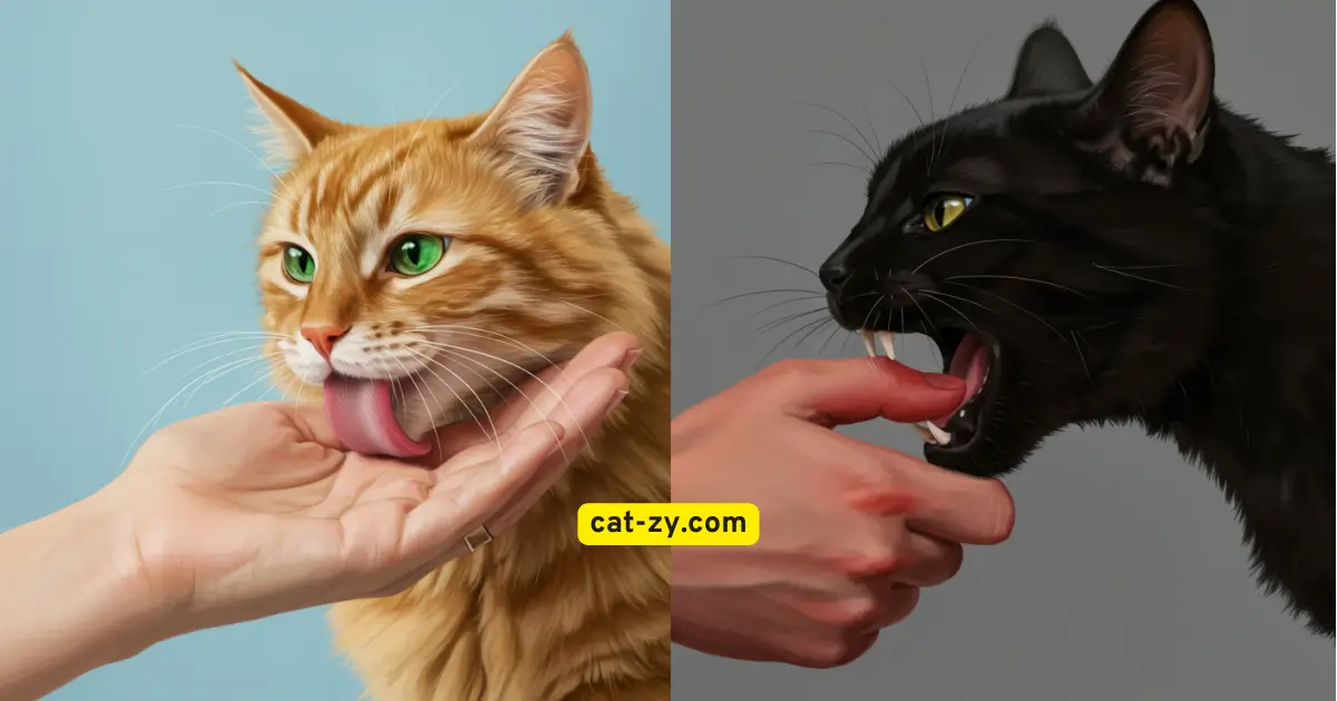 Why Does My Cat Lick Me Then Bite Me _ cat-zy