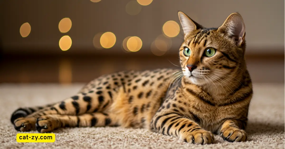 house cat that looks like a cheetah