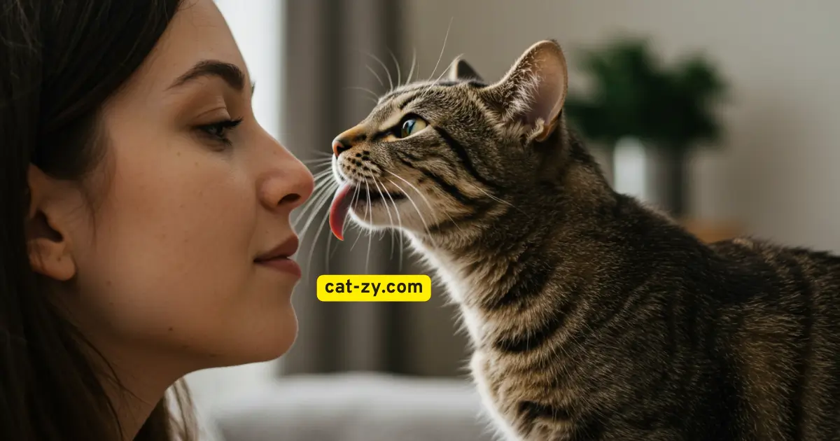 Cat Licks My Face cat-zy