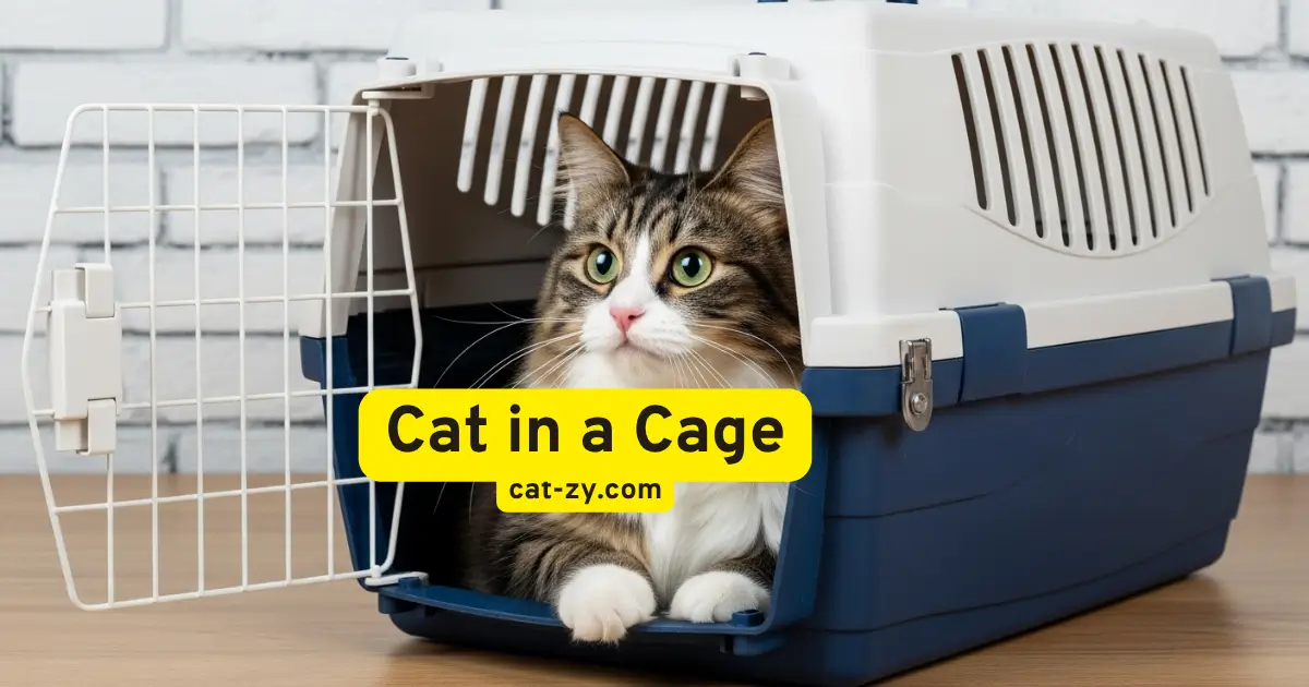 Cat in a Cage _ cat-zy