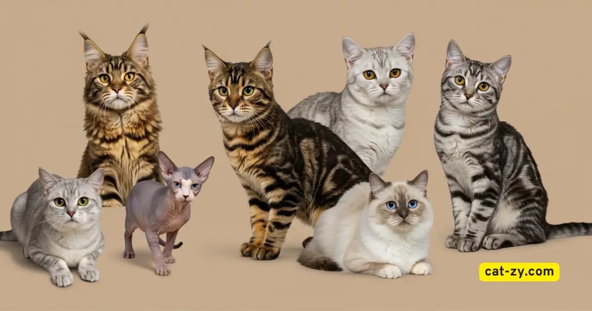popular cat breeds _ cat-zy