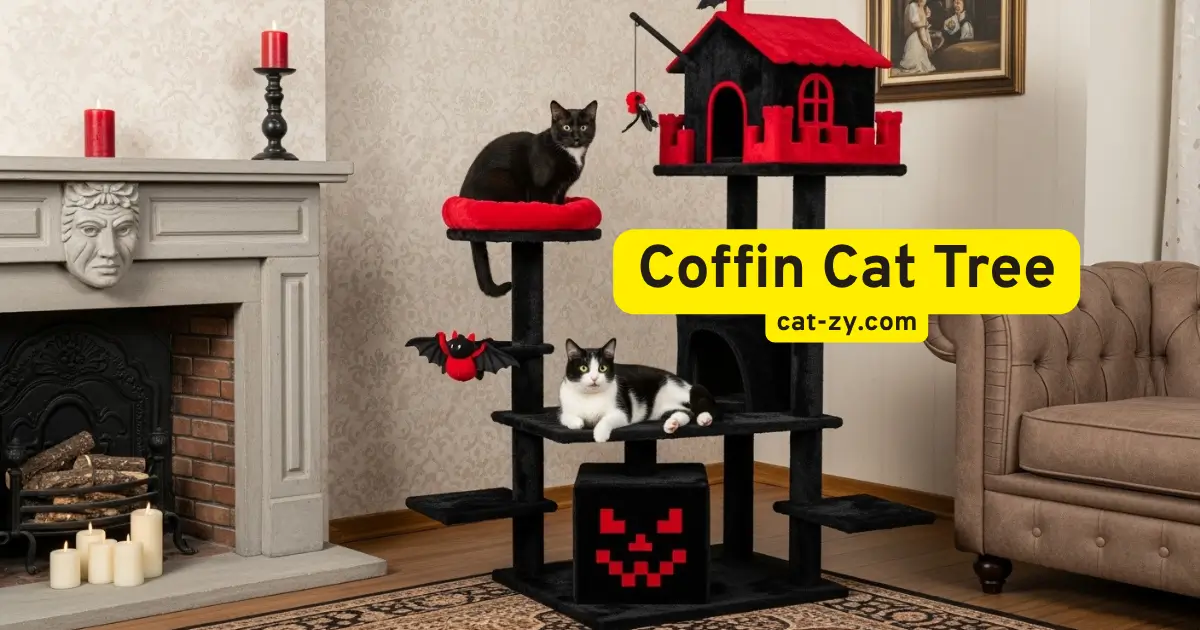 Coffin Cat Tree _ cat-zy.com