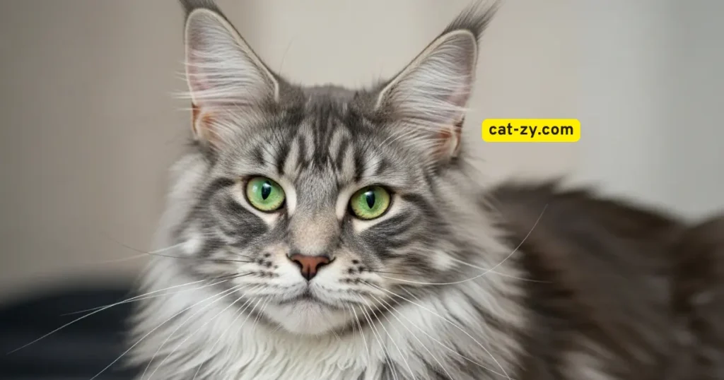 Maine Coon _ Cat Breed Grey and White _ cat-zy.com