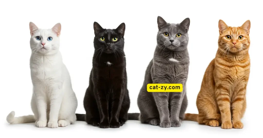 Solid-Colored Cats Section _ Cat Types by Color _ cat-zy.com