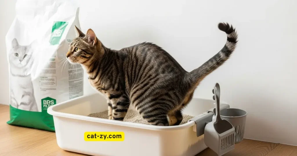 Sustainably Yours Large Grain Cat Litter _ cat-zy _ Minimal Tracking and Dust Reduction
