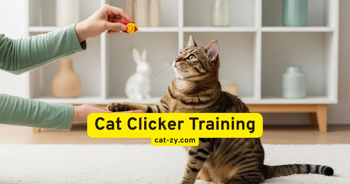 cat clicker training _ cat-zy