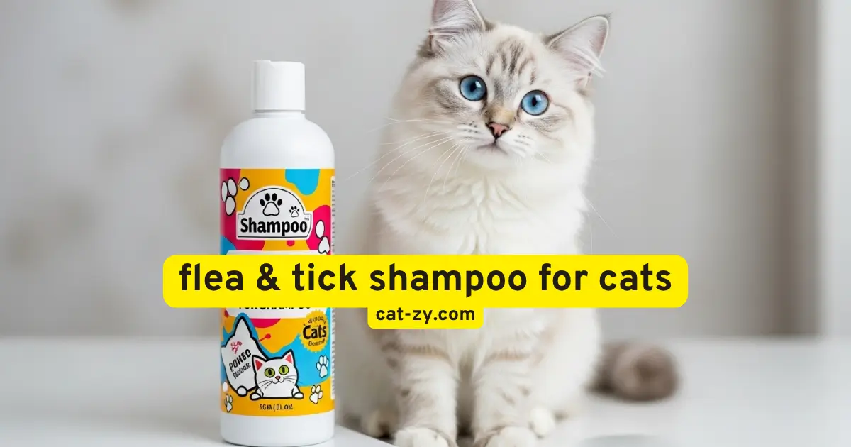 flea & tick shampoo for cats _ cat-zy