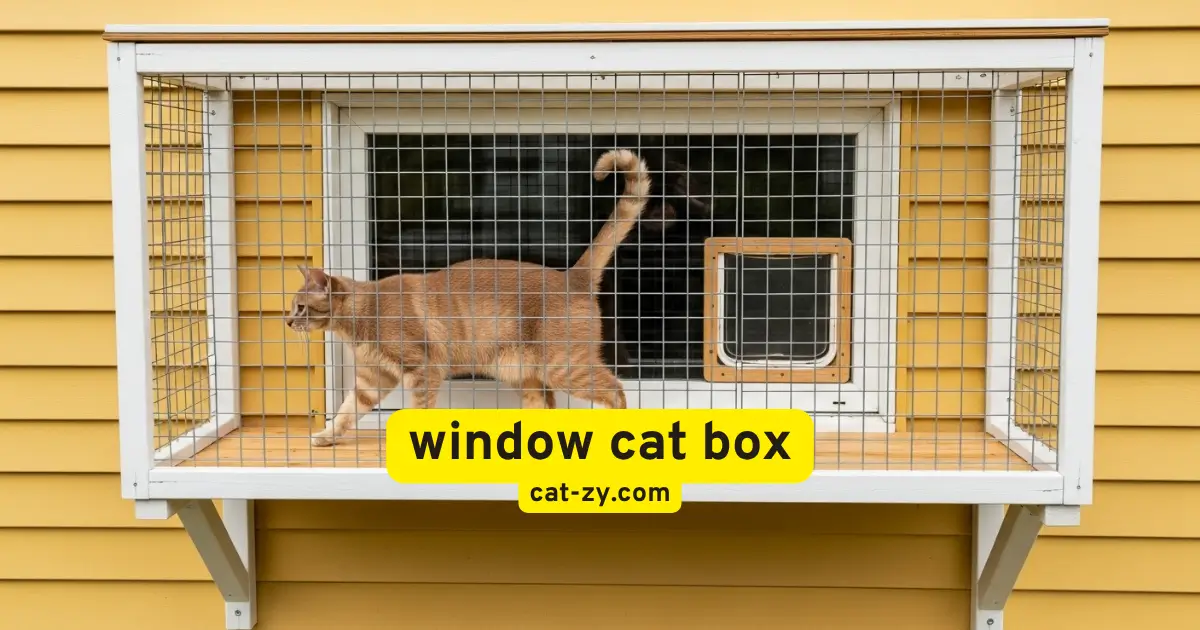 window cat box _ cat-zy