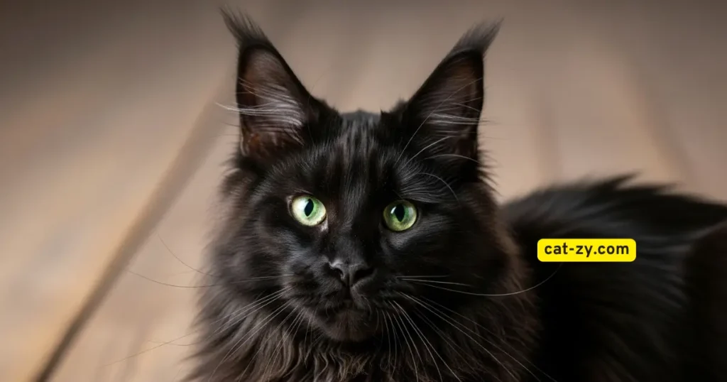 Maine Coon _ black cat breeds _ cat-zy