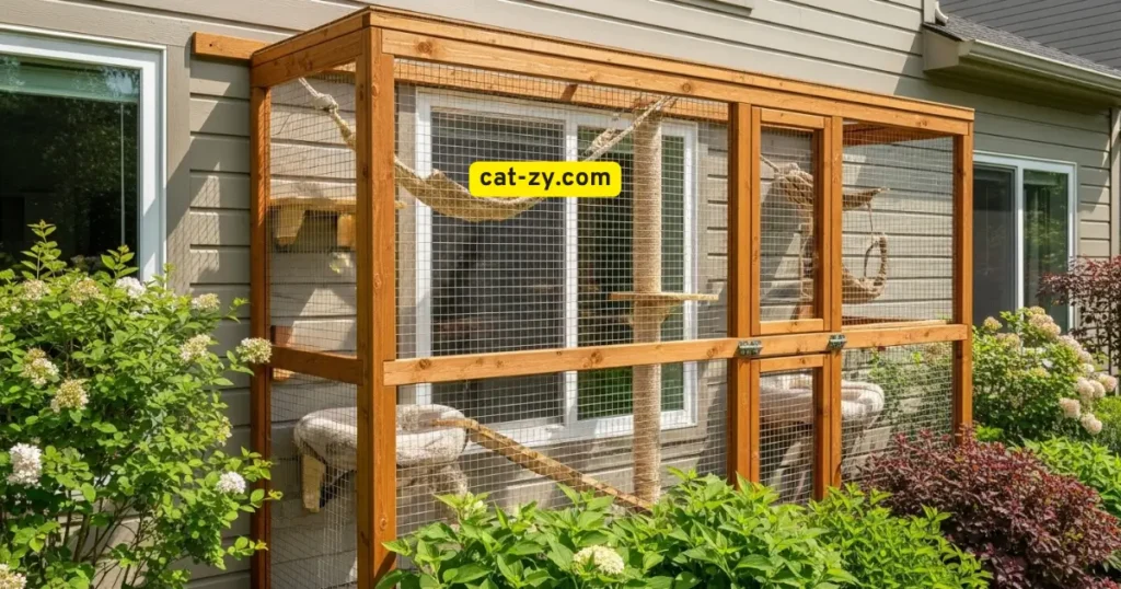 Types of Outdoor Window Cat Enclosure Designs _ cat-zy