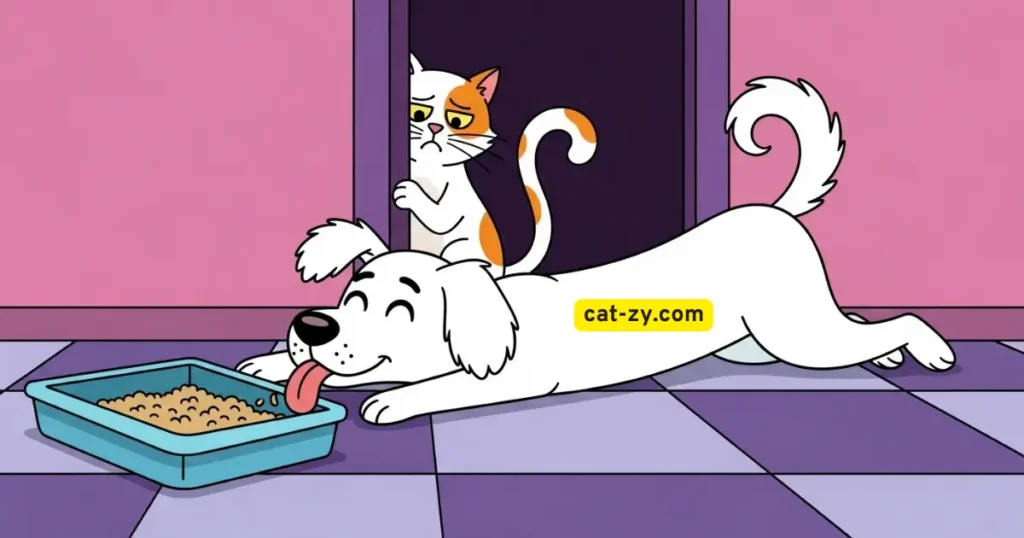 Why Do Dogs Eat Cat Poop _ cat-zy _ It Can Lead to Serious Health Problems