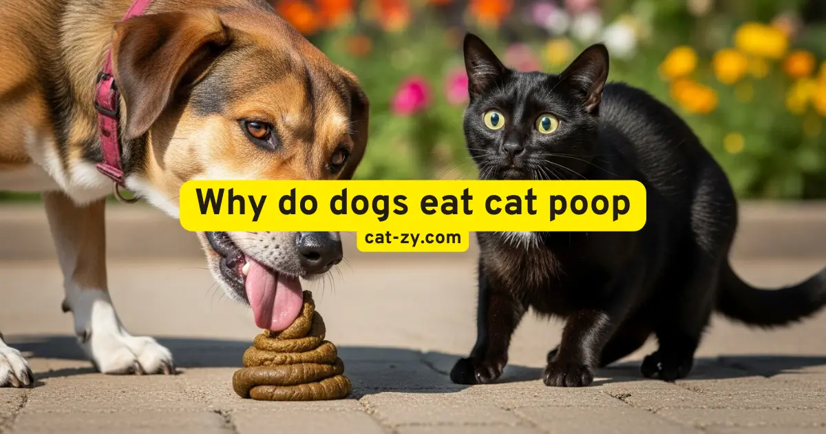Why Do Dogs Eat Cat Poop _ cat-zy