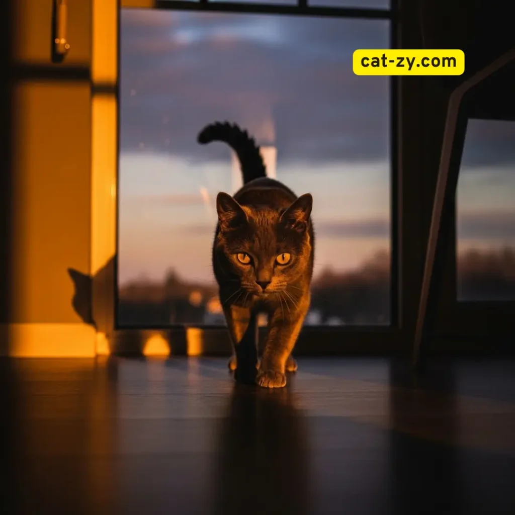 Crepuscular cat zoomies during natural hunting hours _ cat-zy