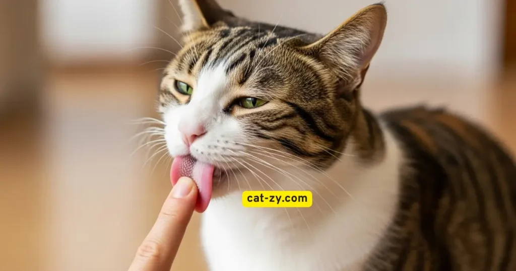 why do cats lick you _ cat-zy _ Showing Affection and Love