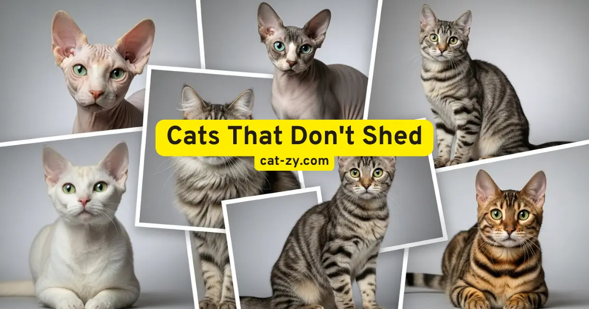 Cats That Dont Shed _ cat-zy