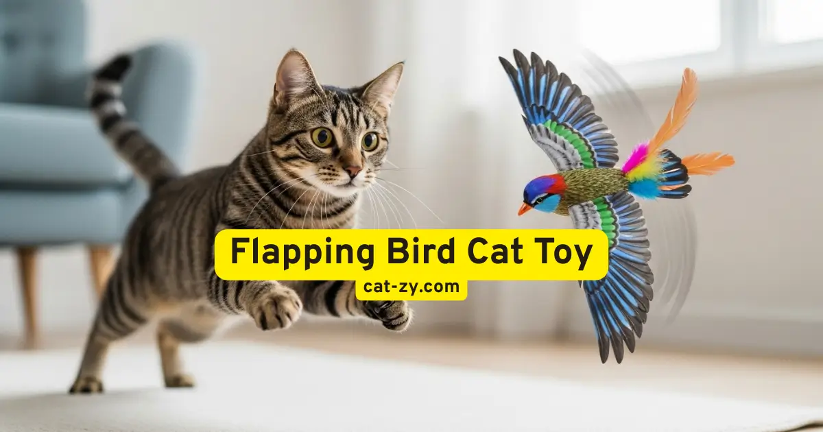 Flapping Bird Cat Toy _ cat-zy
