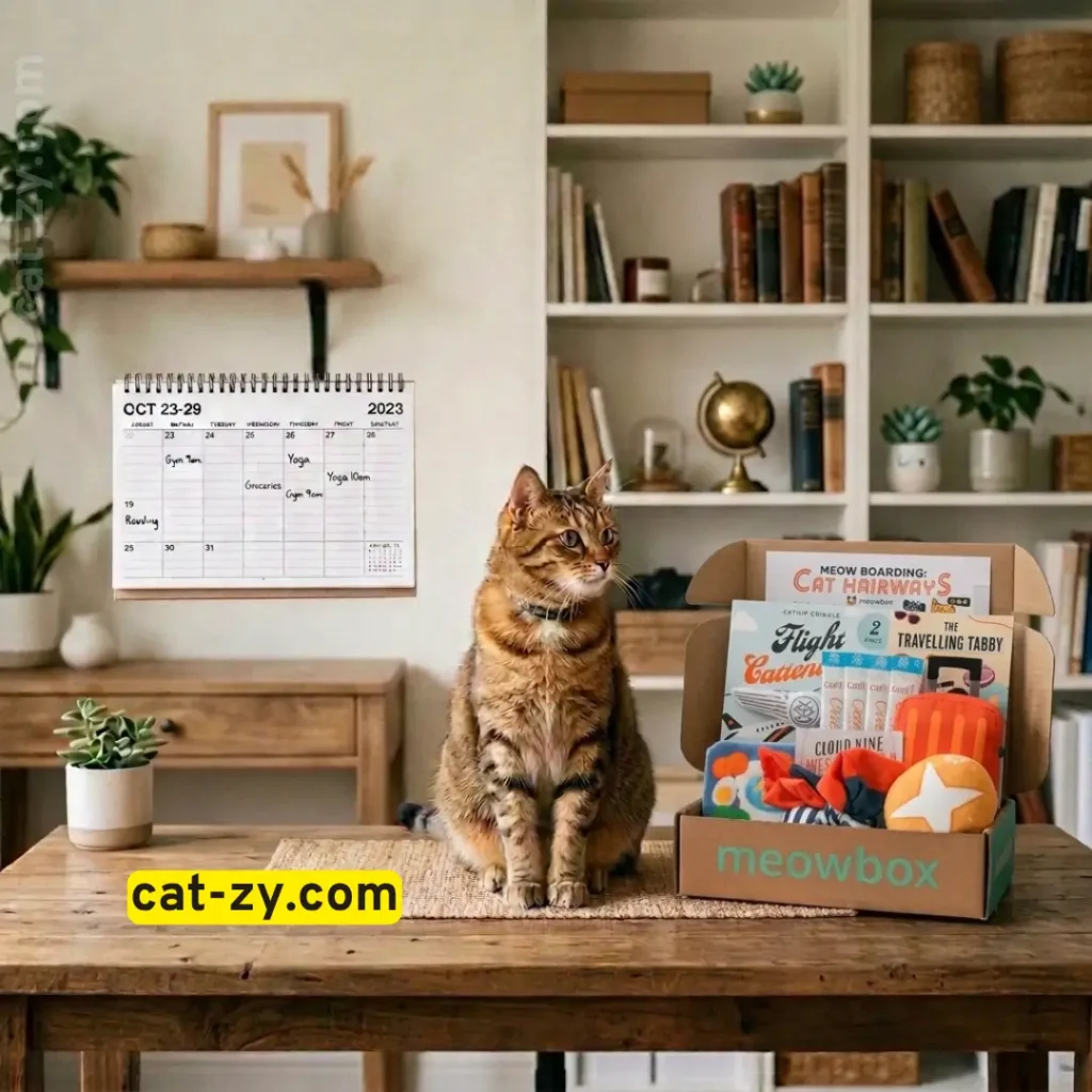 Monthly versus quarterly cat subscription box delivery comparison, cat-zy