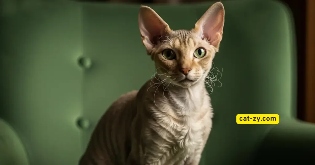 cornish rex _ curly hair cat _ cat-zy