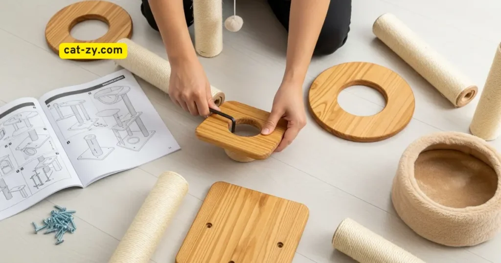 Assembly, Installation, and Maintenance of Your Big Cat Tree _ cat-zy