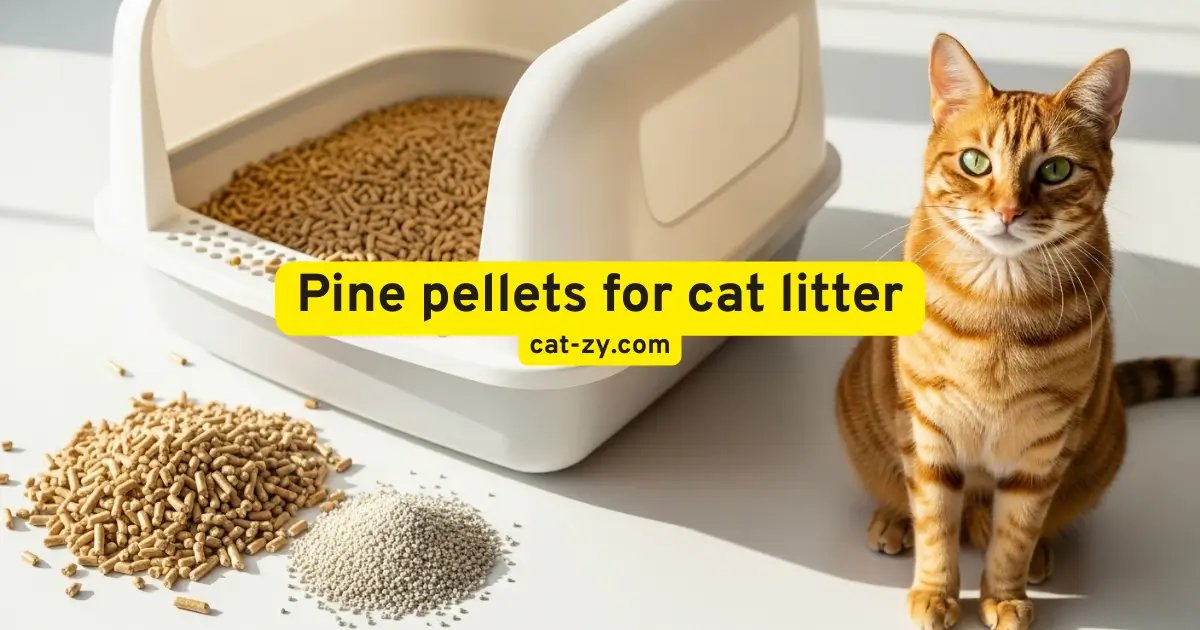 Pine pellets for cat litter _ cat-zy