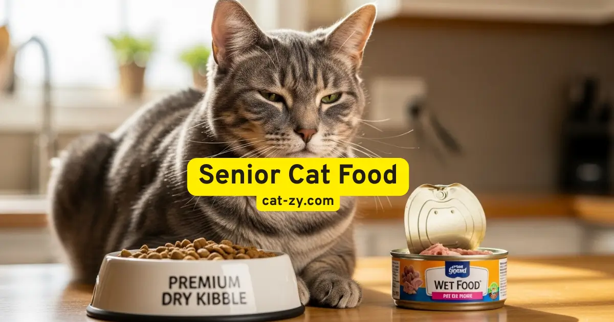 Senior Cat Food _ cat-zy