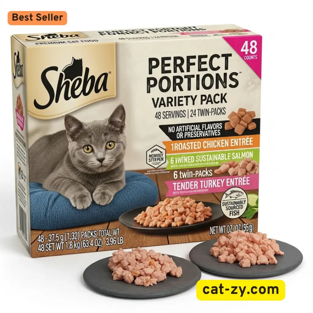 Sheba Perfect Portions Wet cat food _ cat-zy