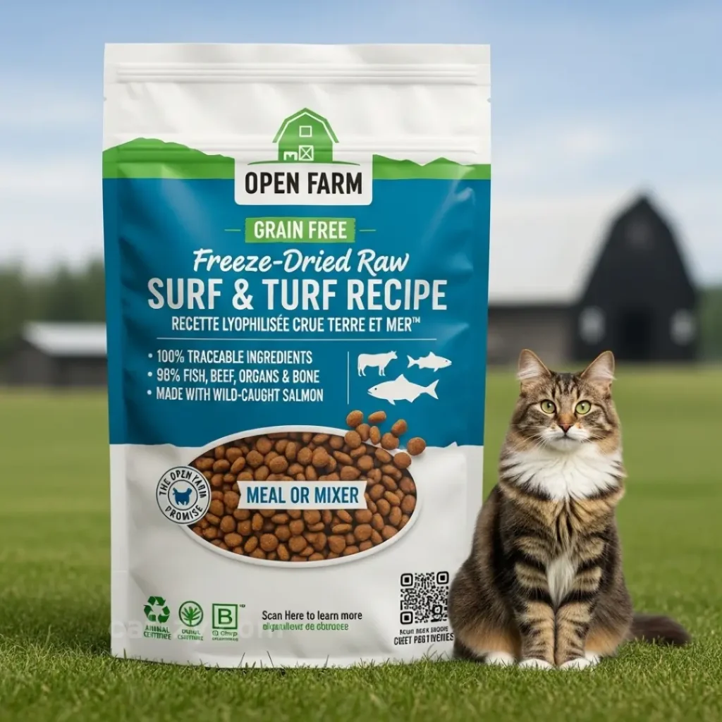 The Farmers Cat Choice Open Farm Grass-Fed Beef Recipe _ cat-zy