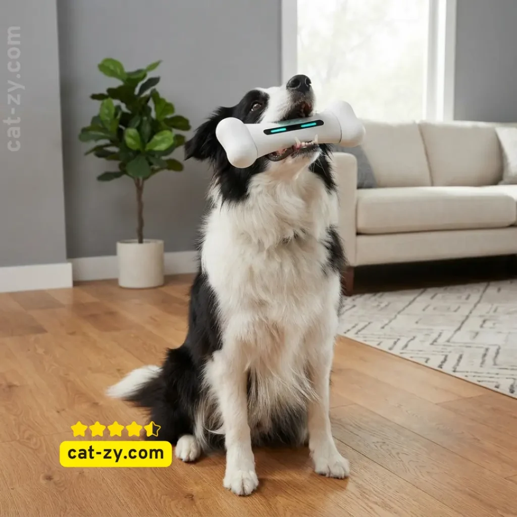 Wickedbone Smart Bone interactive toy for dog and cat toys article on cat-zy