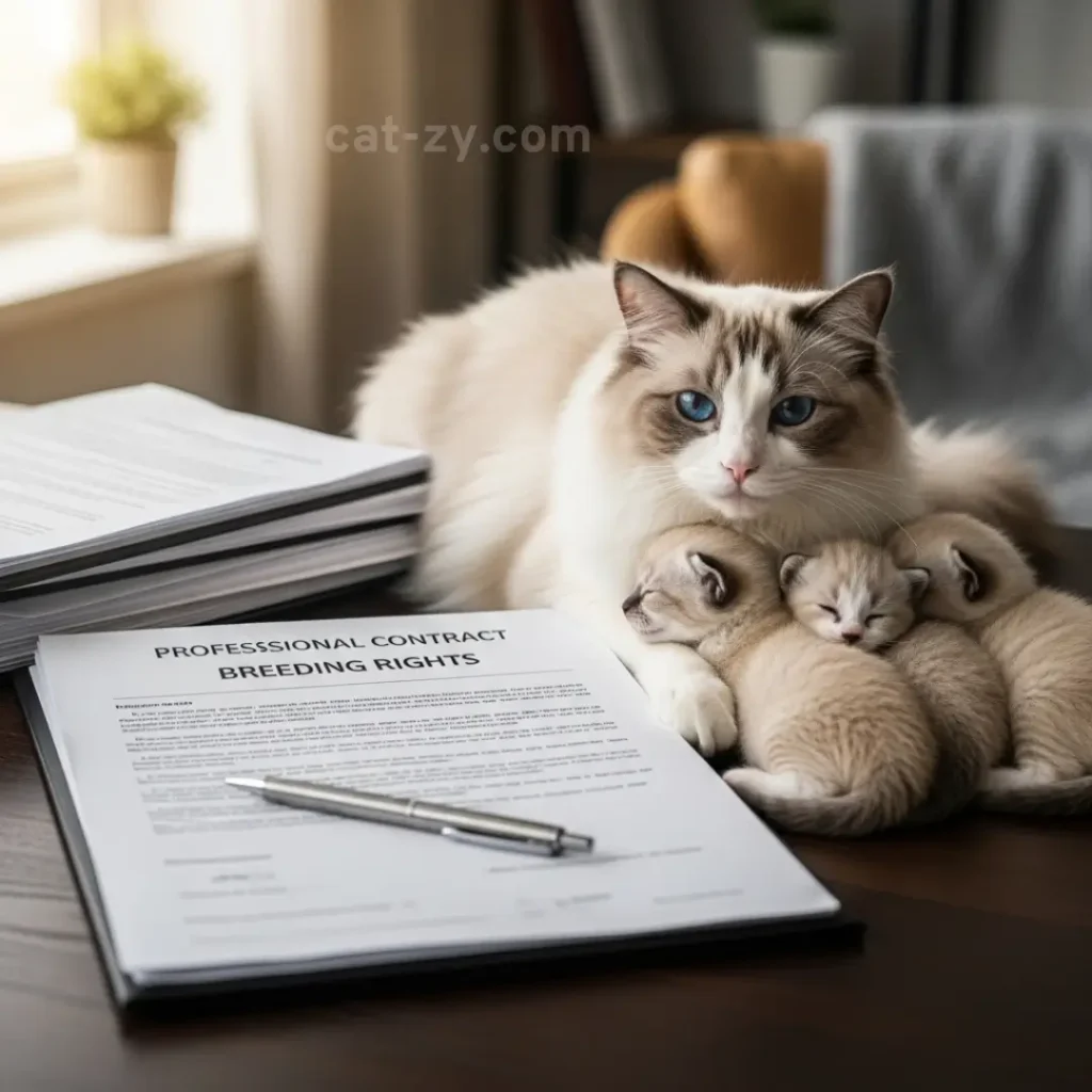 When you're looking to buy a Ragdoll cat, it's key to understand the role of breeding rights in the cost. Breeding rights let you breed your cat, which can make the cat more expensive _ cat-zy