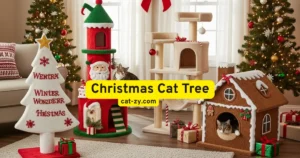 Christmas Cat Tree _ cat-zy