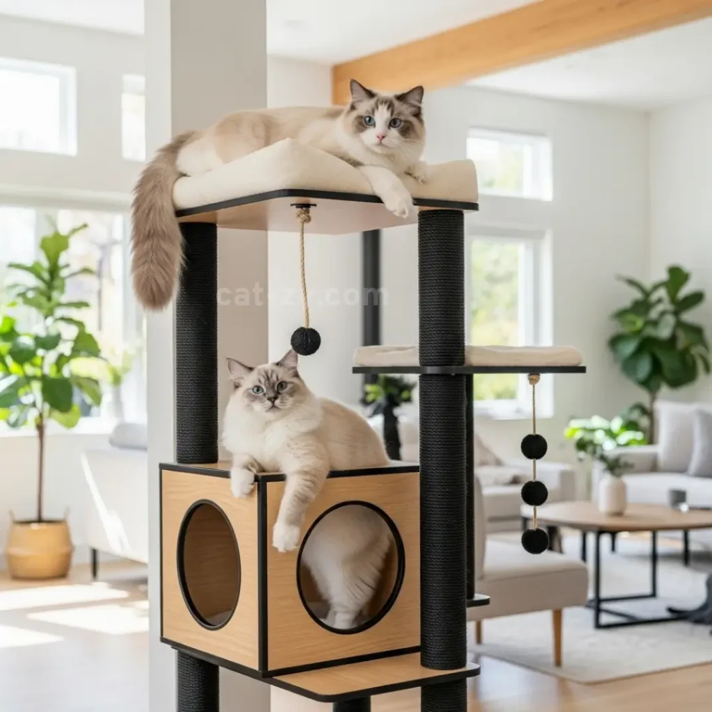 The Growing Need for Large Cat Furniture _ cat-zy