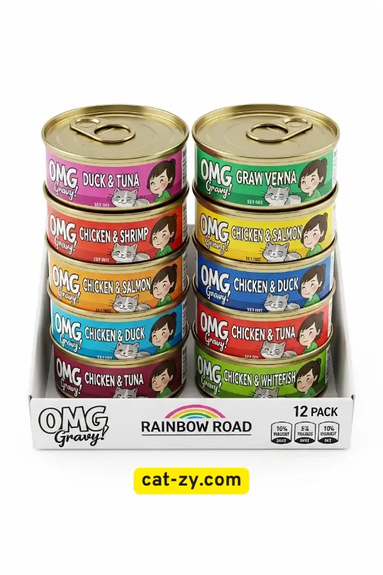 Weruva B.F.F. OMG Rainbow Road Variety Pack _ cat-zy