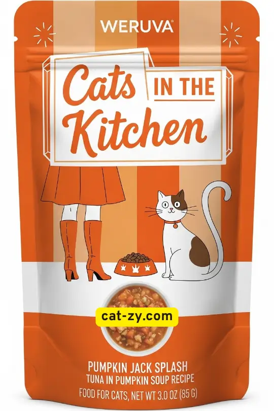 Weruva Cats in The Kitchen, Pumpkin Jack Splash _ cat-zy