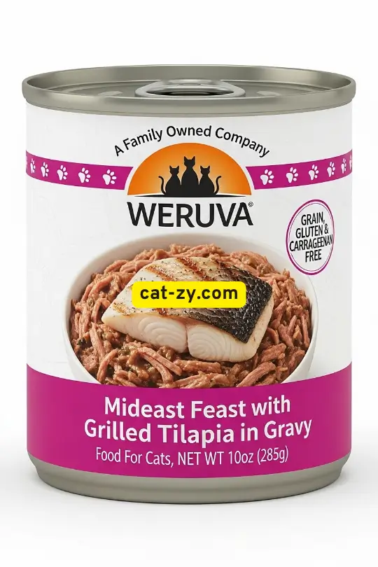 Weruva Mideast Feast with Grilled Tilapia _ cat-zy