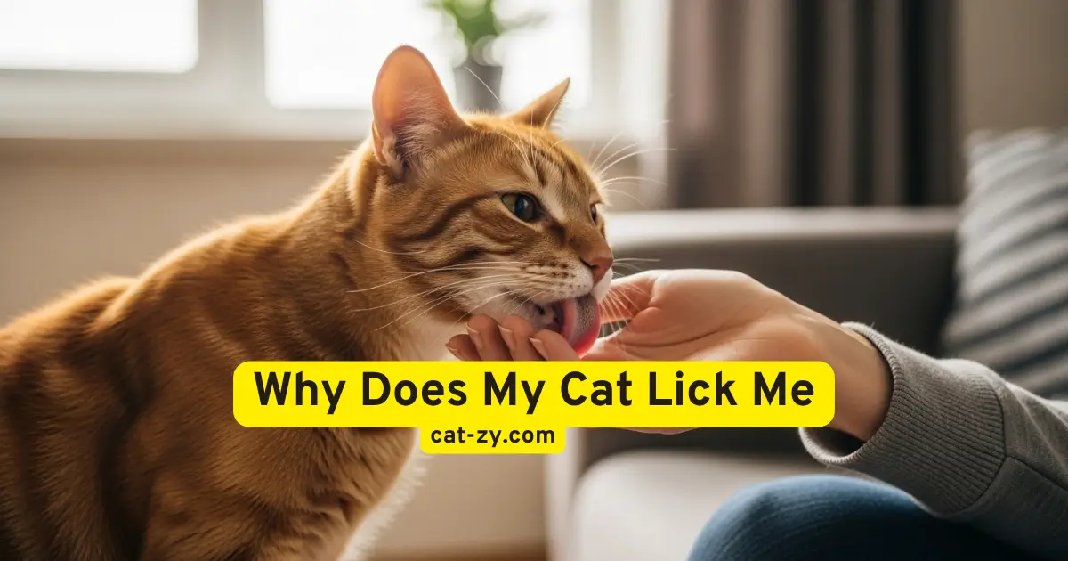 Why Does My Cat Lick Me _ cat-zy