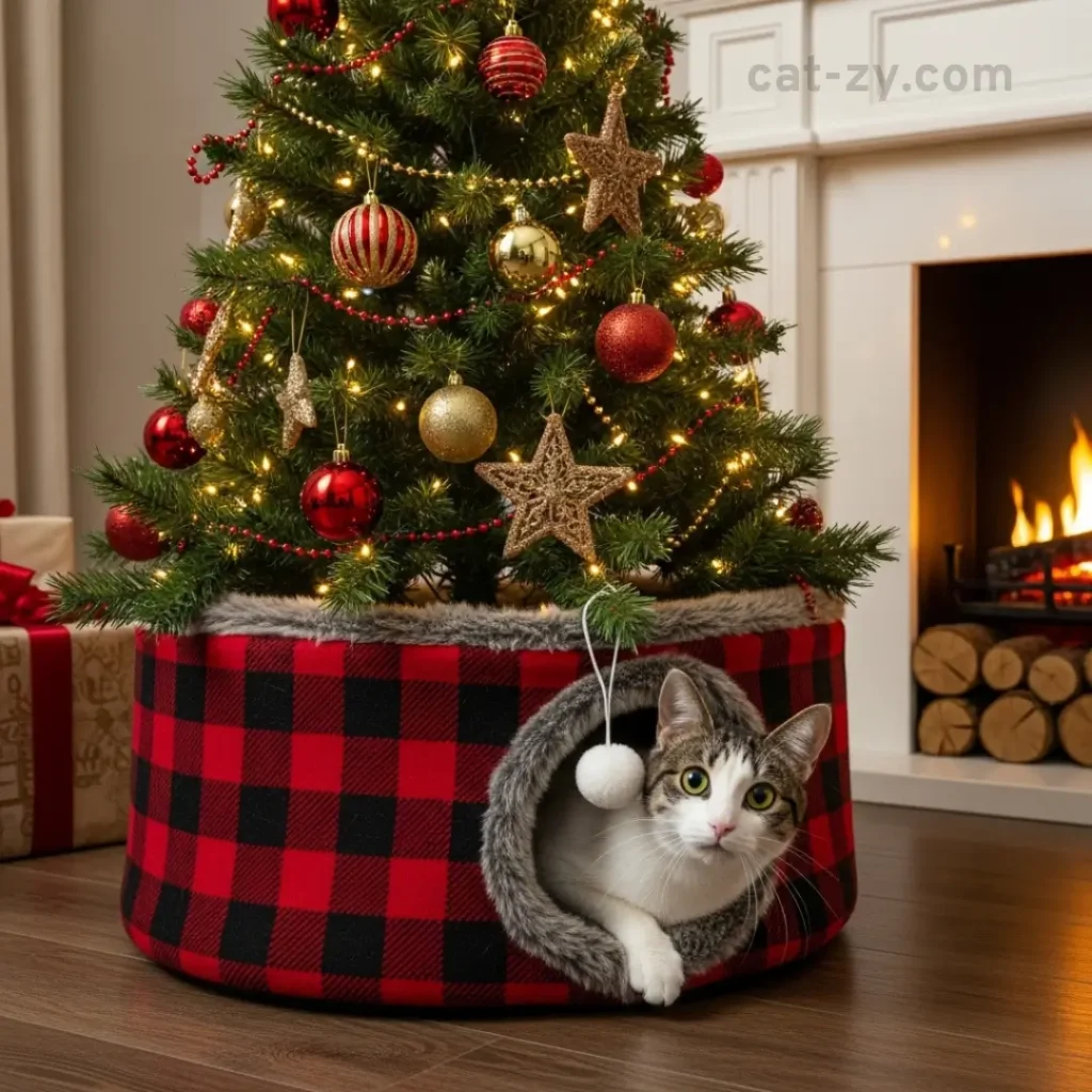 Winter Wonderland Cat Tree _ cat-zy