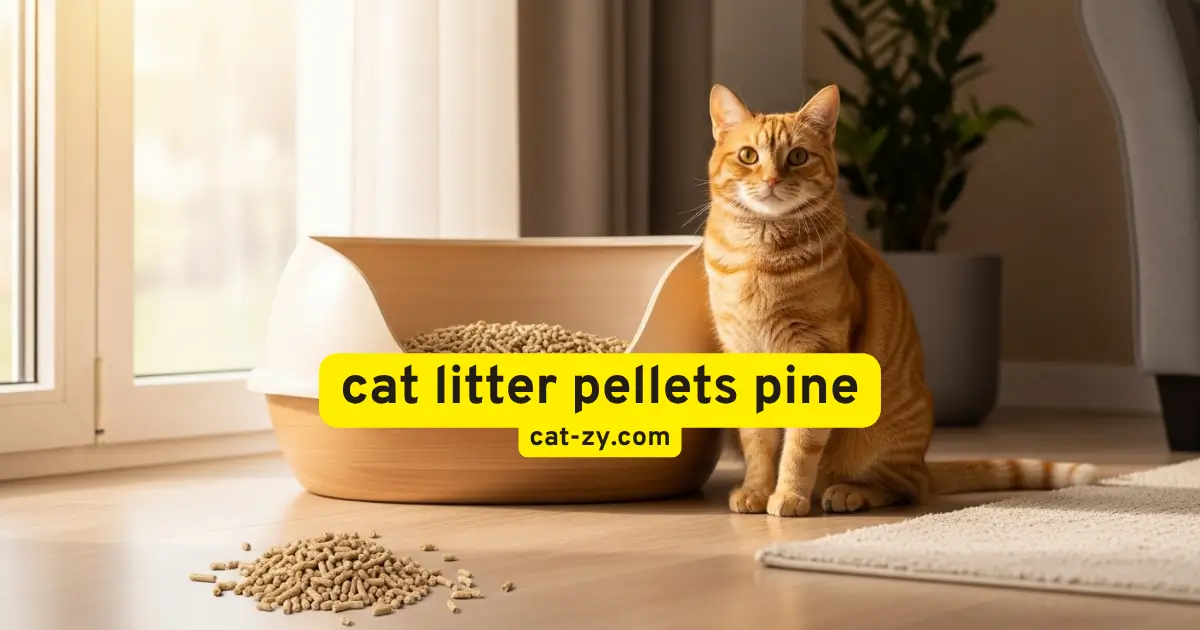 cat litter pellets pine _ cat-zy