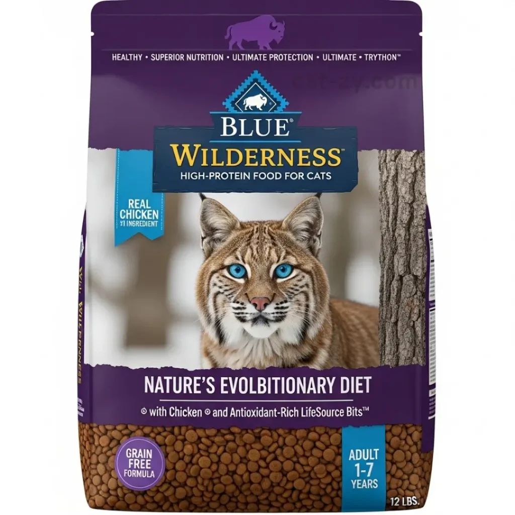 Blue Buffalo Wilderness High Protein Dry Cat Food _ cat-zy