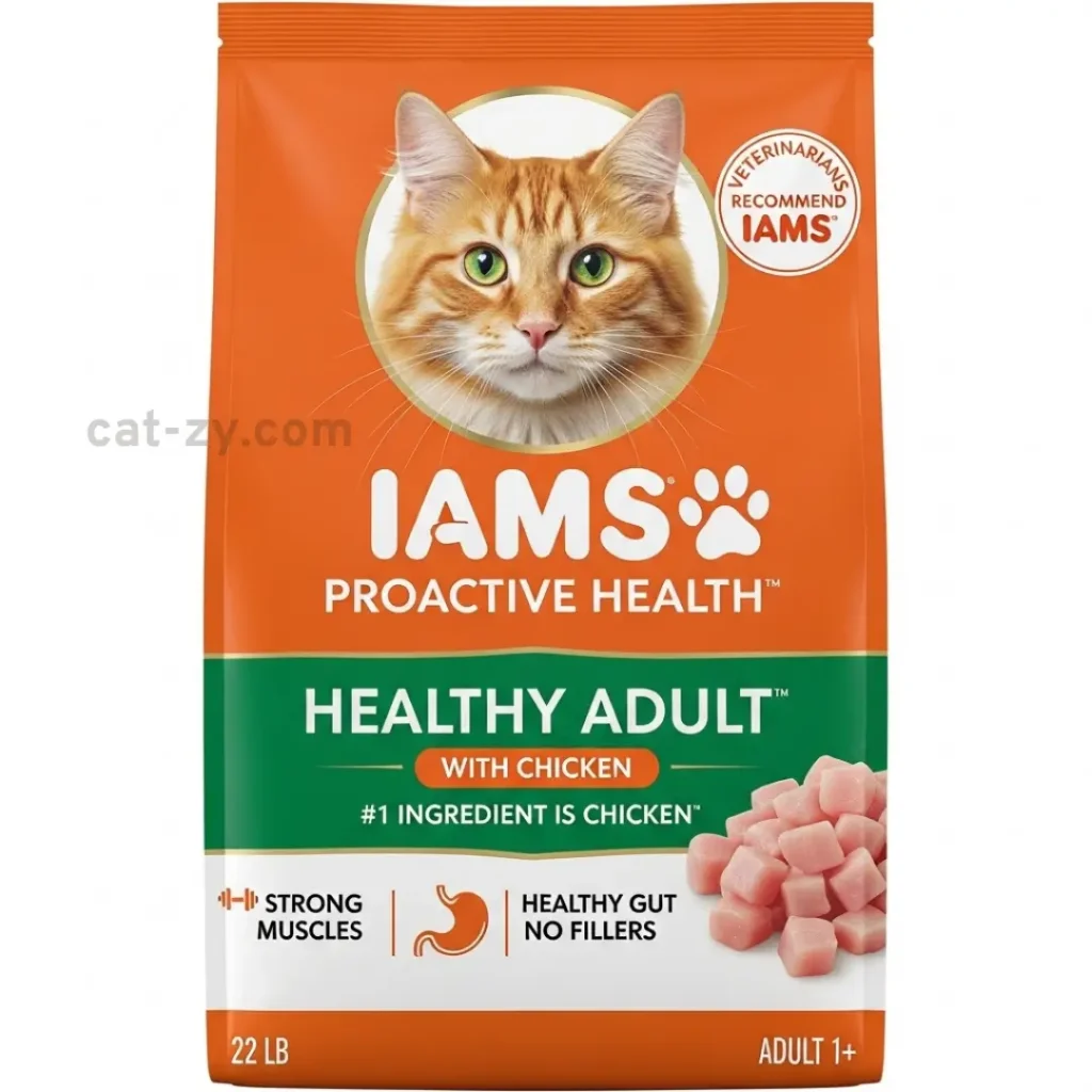Iams Proactive Health Adult Dry Cat Food _ cat-zy