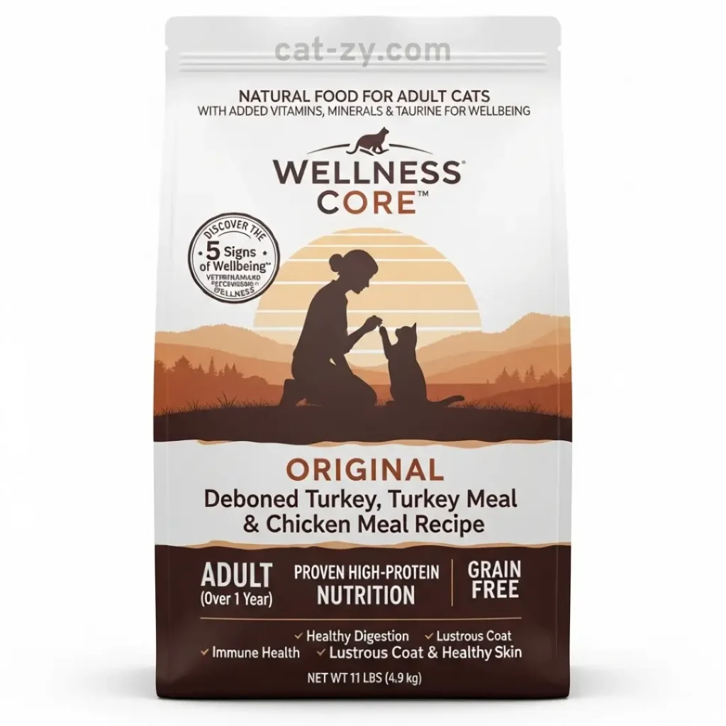 Wellness CORE Natural Grain Free Dry Cat Food _ cat-zy